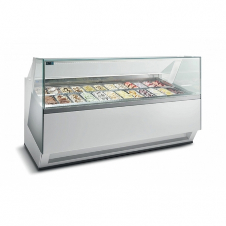 Vitrine à glace Diva 12 à 24 bacs