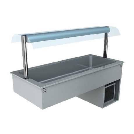 Cuve réfrigérée h. 225 mm avec superstructure Libra