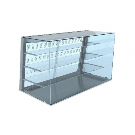 Vitrine neutre à clapets Vela