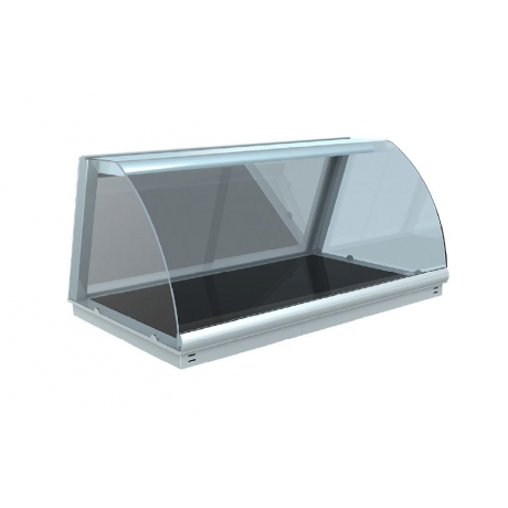 Vitrine chauffante fermée avec plan vitrocéramique Pegasus