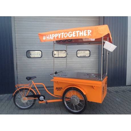 Triporteur de restauration finition RAL peint