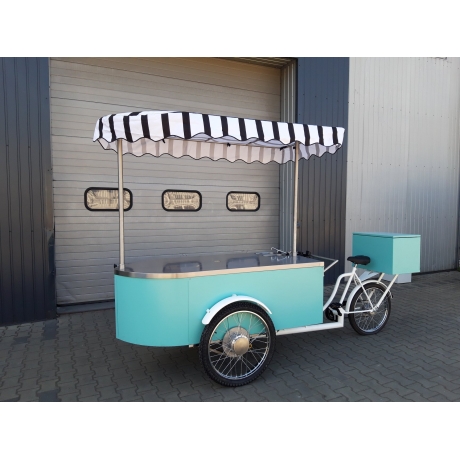 Triporteur de restauration finition RAL peint