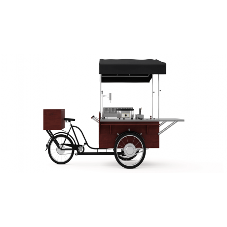 Triporteur à crêpes finition bois