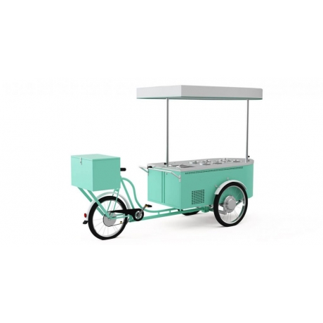 Triporteur glacier 7 bacs finition RAL peint