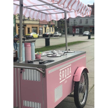 Triporteur glacier 7 bacs finition RAL peint