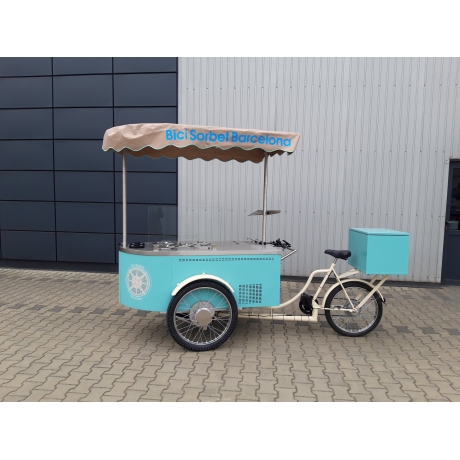 Triporteur glacier 7 bacs finition RAL peint