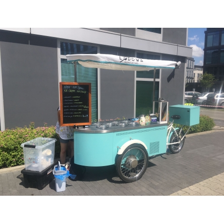 Triporteur glacier 7 bacs finition RAL peint