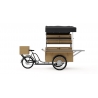 Triporteur de marché finition bois