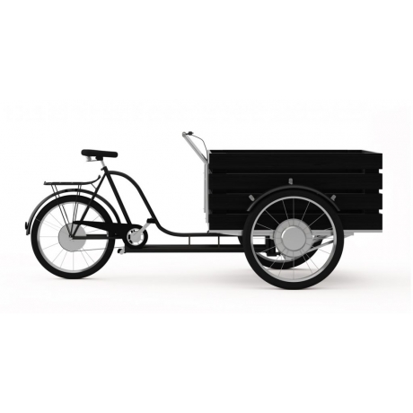 Triporteur cargo finition bois