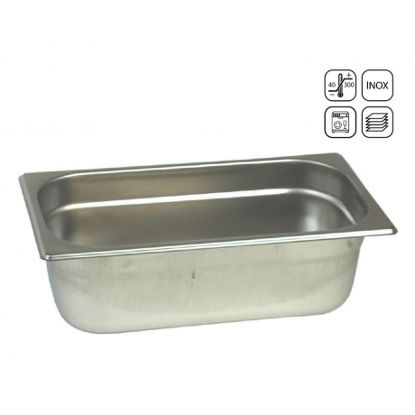 Bac GN 1/3 Eco en acier inox 325x176 mm