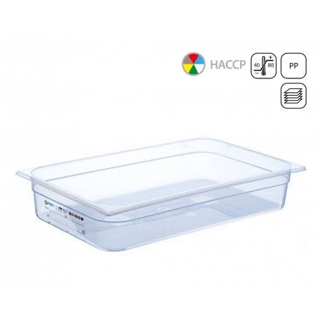 Bac GN 1/1 en polypropylène premium 530x325 mm