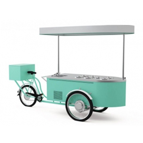 Triporteur glacier 5 bacs finition RAL peint