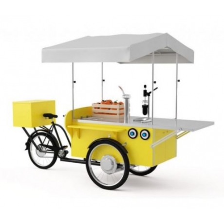 Triporteur à jus de fruits finition RAL peint