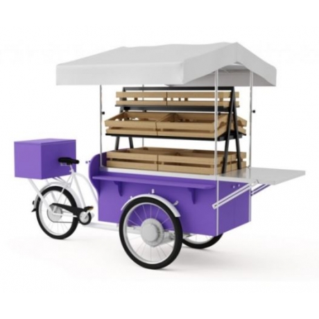 Triporteur de marché finition RAL peint