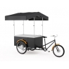 Triporteur Foodtruck avec coffre à l'arrière finition RAL peint