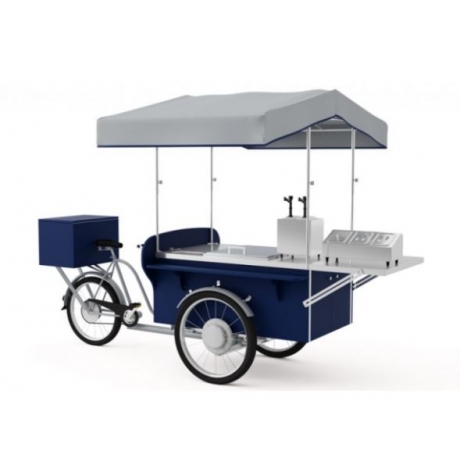 Triporteur bain-marie finition RAL peint