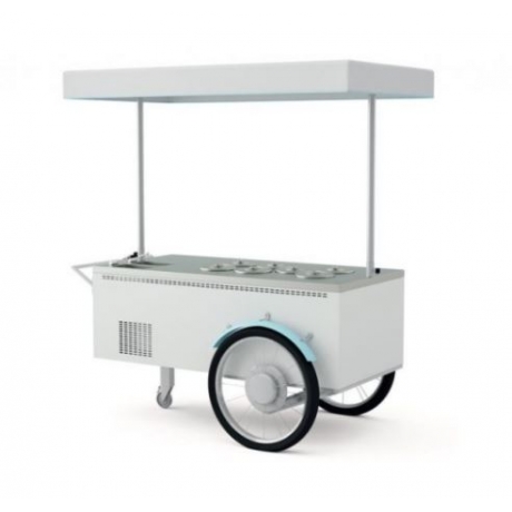 Pousse-pousse à glace 7 bacs