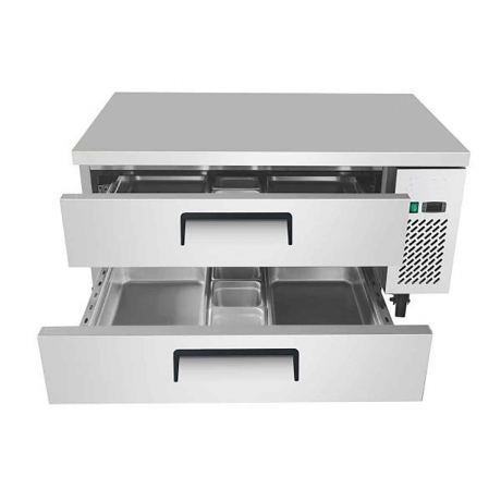 Soubassement réfrigéré 2 tiroirs 215L