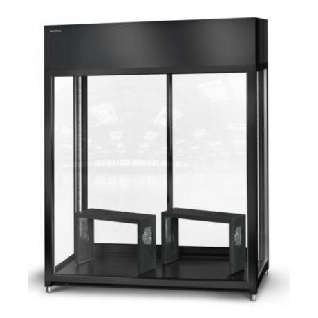 Chambre froide fleuriste de 0,98 m3 d'exposition