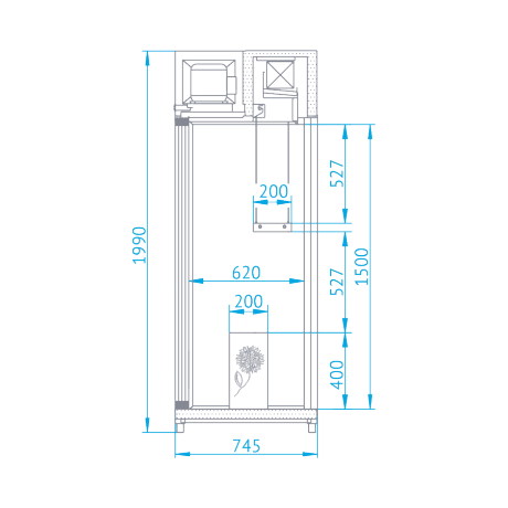 Chambre froide fleuriste