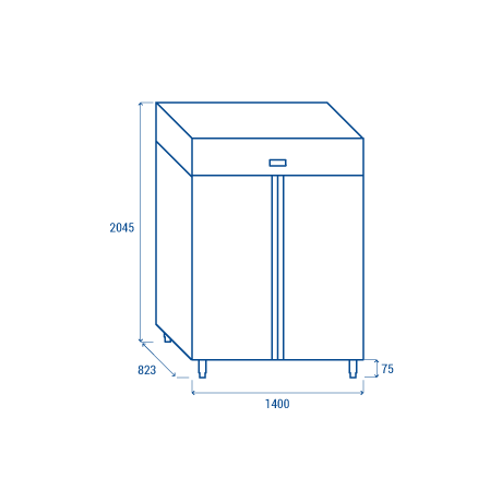 Armoire inox QR 12 de 1255 L