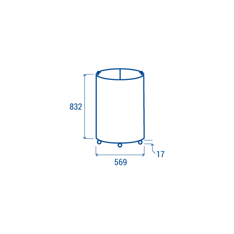 Congélateur coffre avec couvercle supérieur HN 80