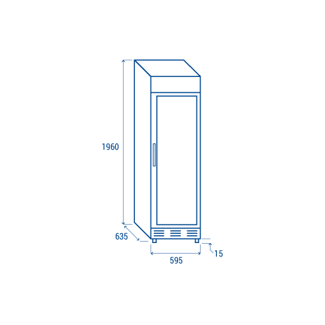 Armoire à boisson 350L