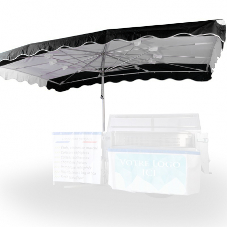 Parasol 3,5 x 2,5 m pour ETAL131/144 Coloris au choix