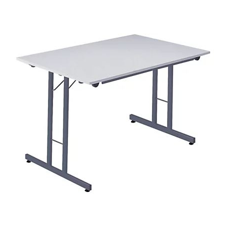 Table aluminium pliante 80*150 Ht 80 cm plateau aluminium