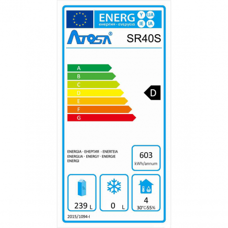 Armoire semi professionnelle positive de 400 L