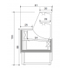 Vitrine réfrigérée positive Orleans
