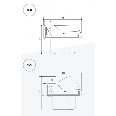 Vitrine réfrigérée Saigon