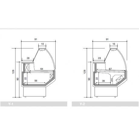 Vitrine boucherie PATAGONIA