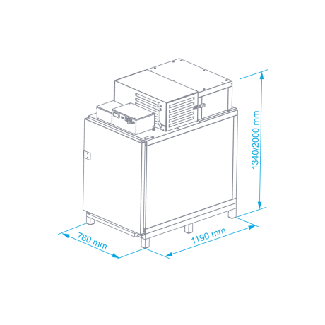 Caisson frigorifique 500 L