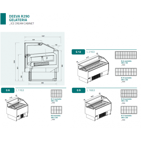 Vitrine à glaces Deeva
