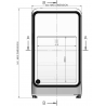 Vitrine négative Super Excite 62L