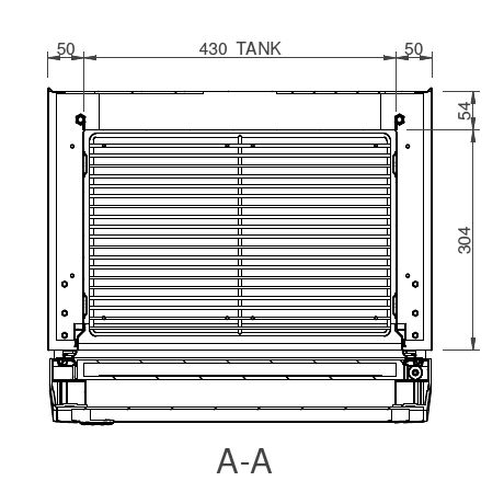 Vitrine négative Super Excite 62L