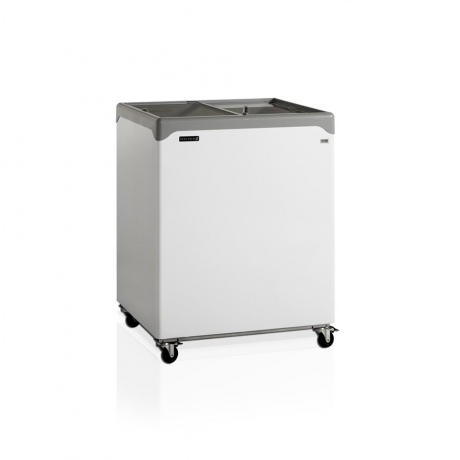 Congélateur vitré avec angles renforcés 186 L