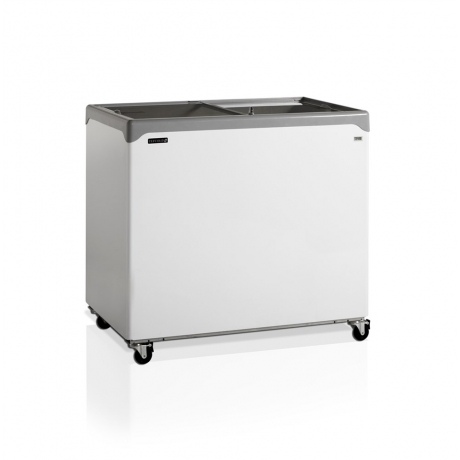 Congélateur vitré avec angles renforcés 288 L