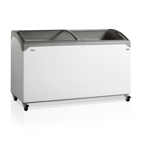 Congélateur avec vitres bombées et angles renforcés 475 L