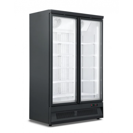 Congélateur vitré 2 portes 1000 L