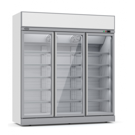 Congélateur vitré 3 portes 1480 L