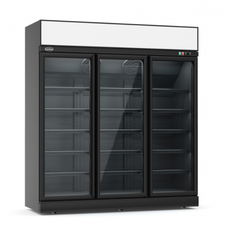 Congélateur vitré 3 portes 1480 L