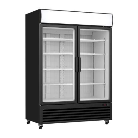 armoire vitrée une à trois portes (+1 / +10ºC)