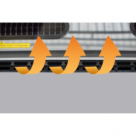 VITRINE RÉFRIGÉRÉE 160L ENCASTRÉE