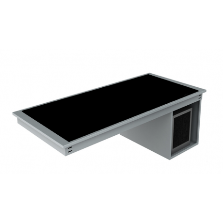 Plan réfrigéré en verre trempé Hydra