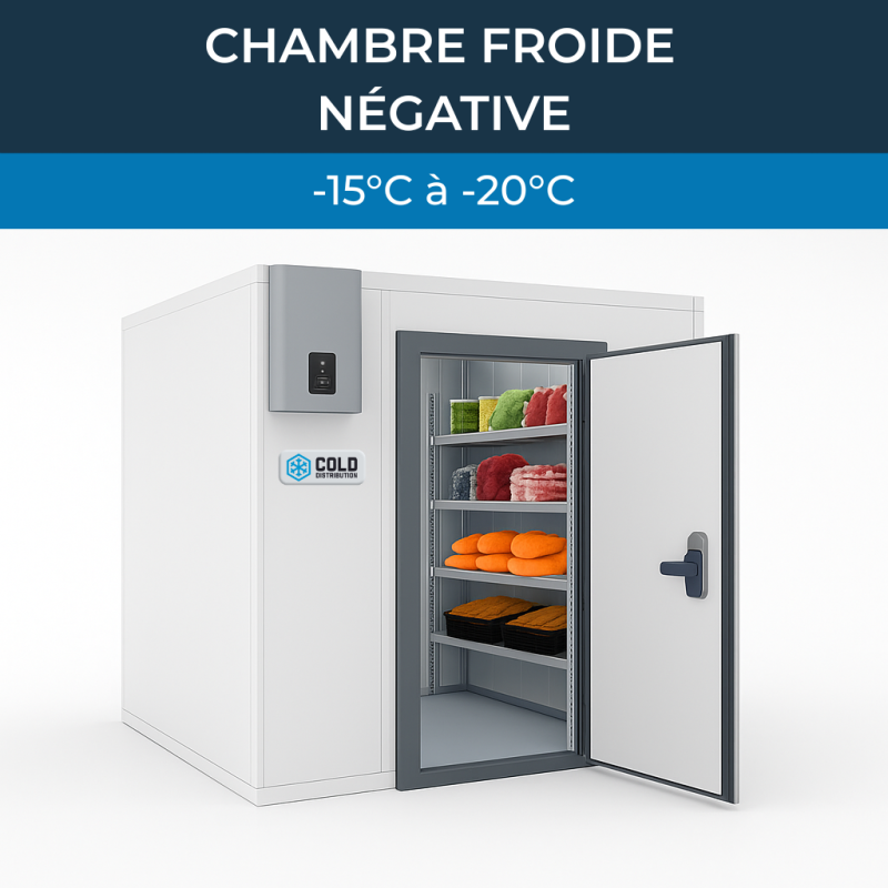Chambre froide négative – Stockage à -15°C/-20°C : 1 902,00 € HT | Colddistribution