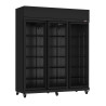 Réfrigérateur 3 Portes Vitrées Noir 1180 L - Froid Ventilé