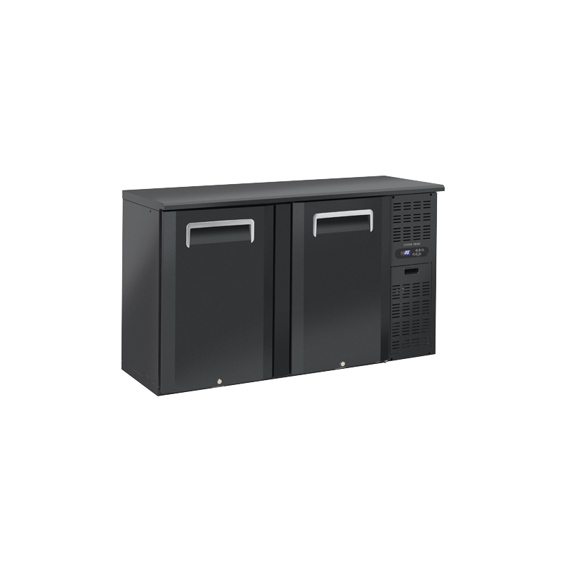 Arrière de bar 2 portes battantes vitrées 208L : 842,40 € HT | Colddistribution