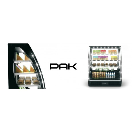 Vitrine d'exposition Pak Curvada CAA (+4/+8°C)